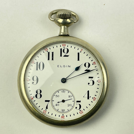 Lot 105- Elgin 16 Size 7 Jewel Pocket Watch