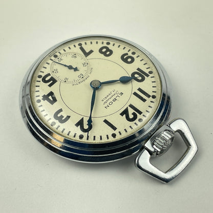 Lot 103- Swiss “TIMEMASTER” 17 Jewel 16 Size Pocket Watch
