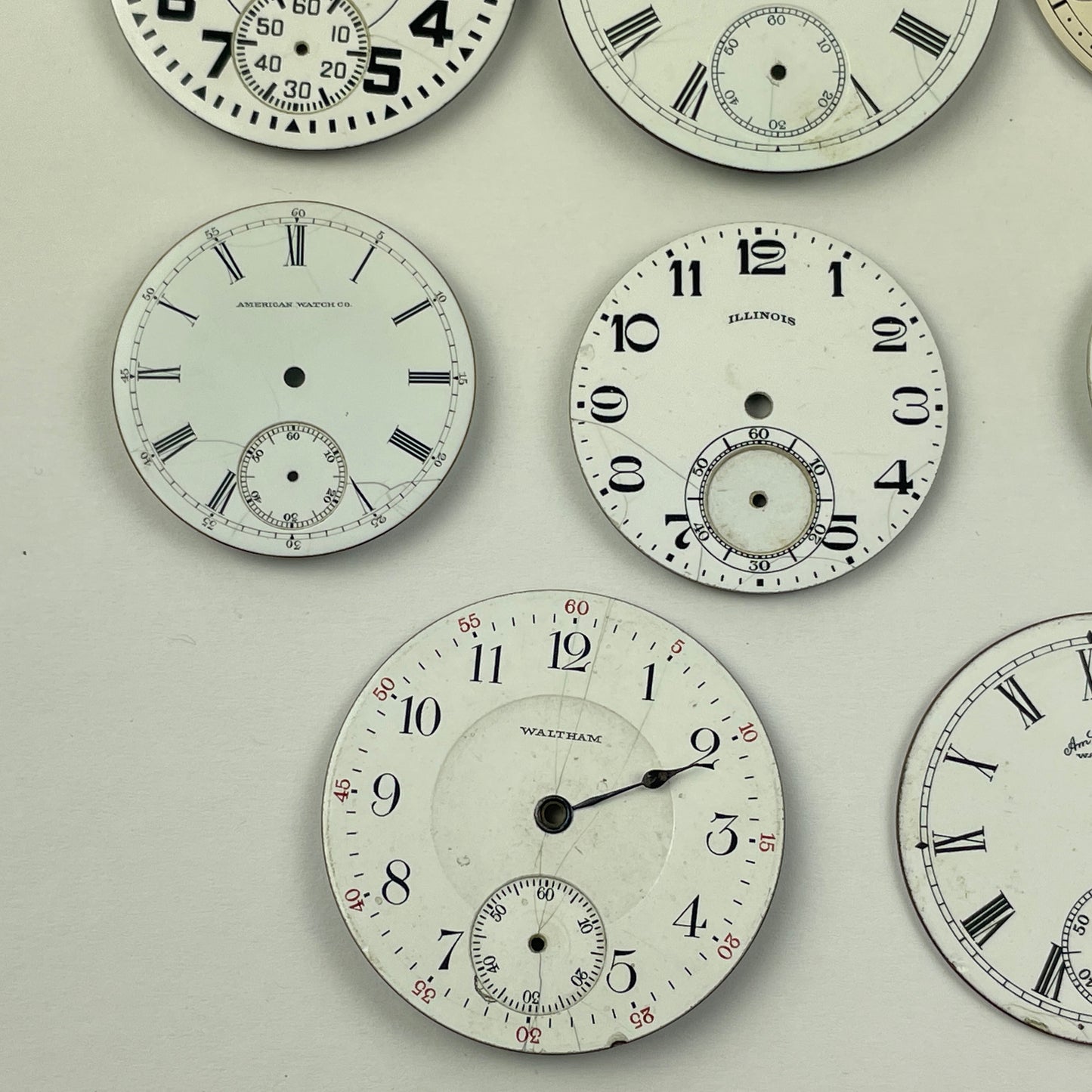 Apr Lot 88- Collector's Selection of American Pocket Watch Dials