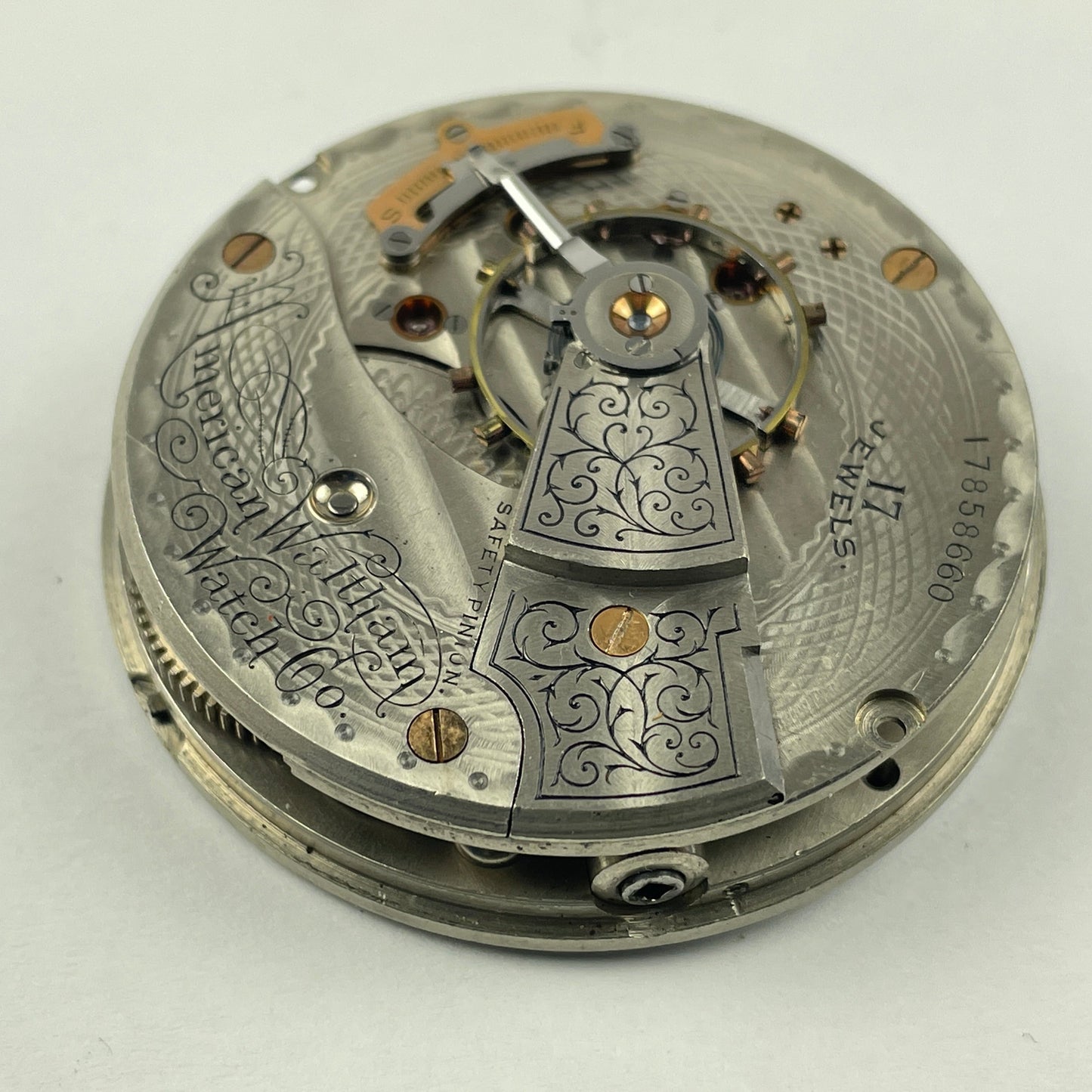 Apr Lot 22- Waltham 18 Size 17 Jewel Model 1883 Pocket Watch Movement