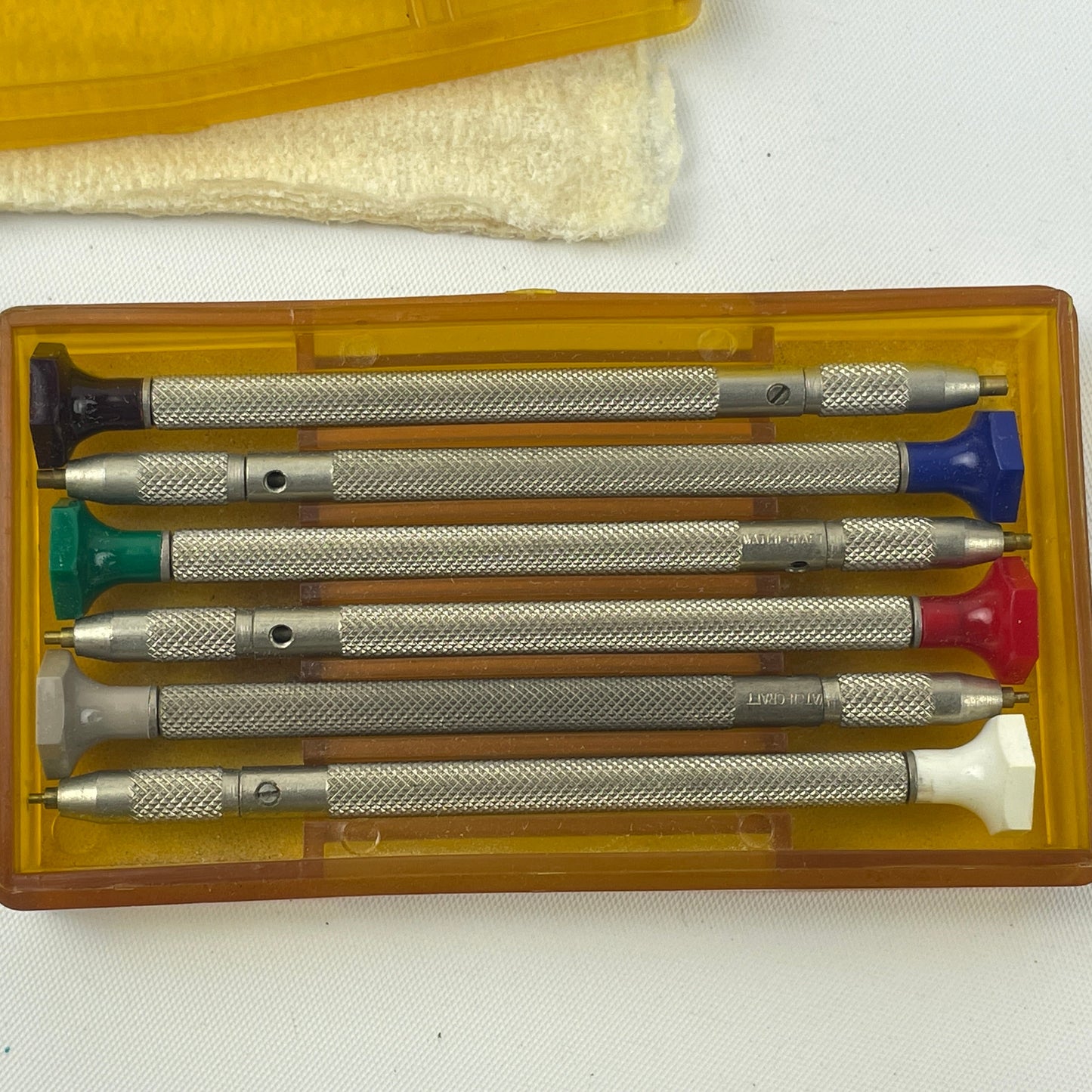Apr Lot 106- Watch-Craft for C. E. Marshall Boxed Set of Balance Screw Undercutters