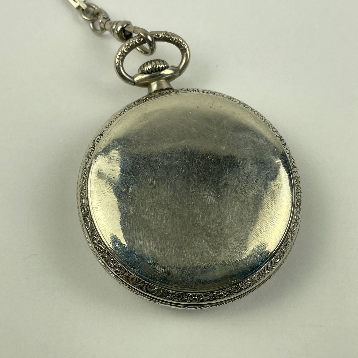 Apr Lot 55- Elgin 16 Size Open Face Pocket Watch