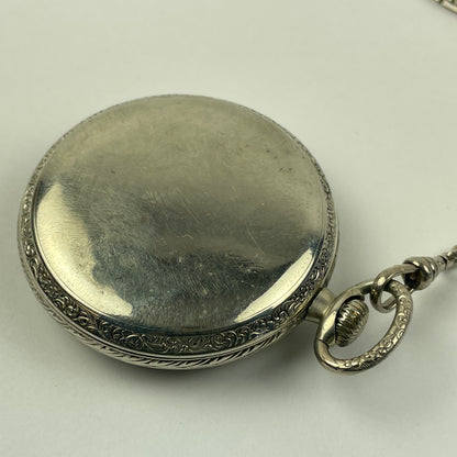 Apr Lot 55- Elgin 16 Size Open Face Pocket Watch