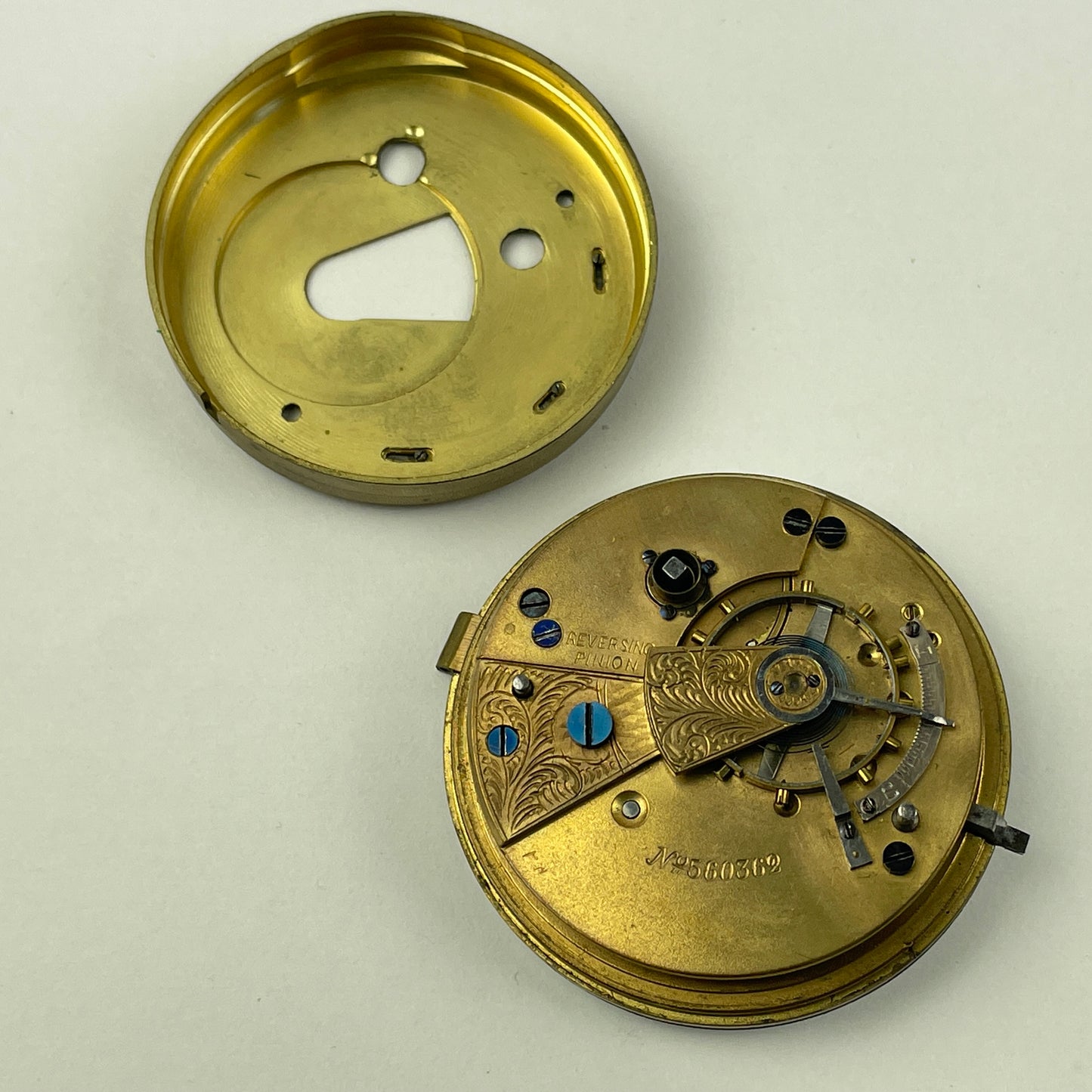 Apr Lot 107- English Pair of Pocket Watch Movements