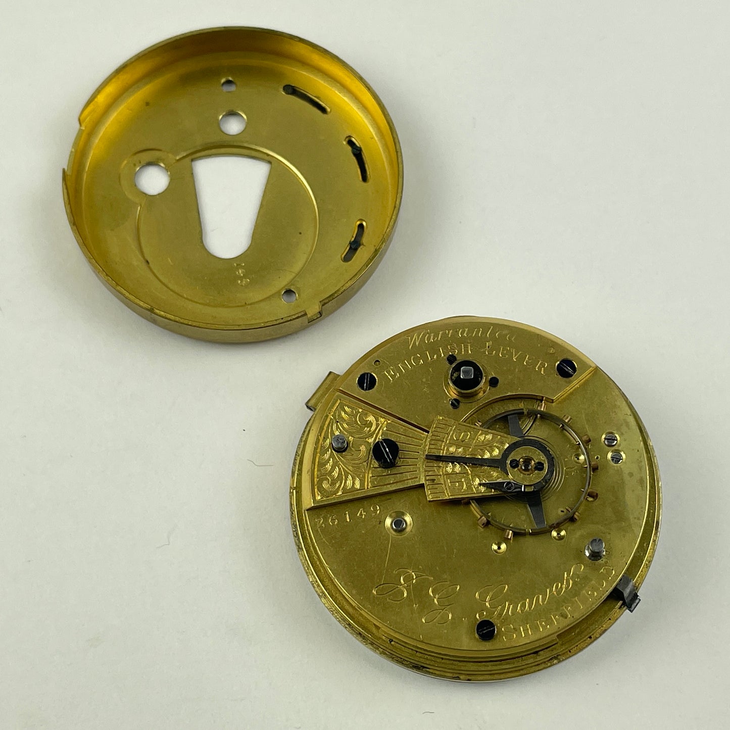 Apr Lot 107- English Pair of Pocket Watch Movements