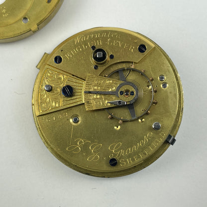 Apr Lot 107- English Pair of Pocket Watch Movements