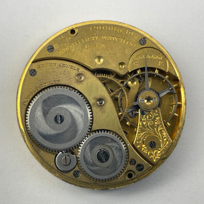 Apr Lot 59- Elgin 12 & 18 Size Open Face & Hunting Pocket Watch Movement