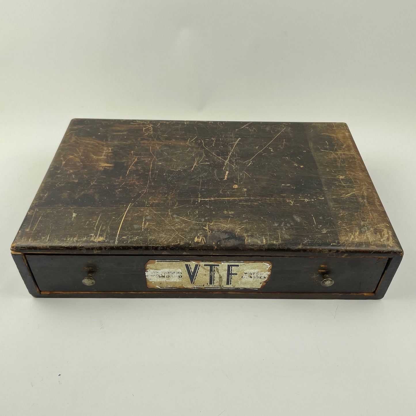Apr Lot 122- VTF Wooden Crystal Cabinet