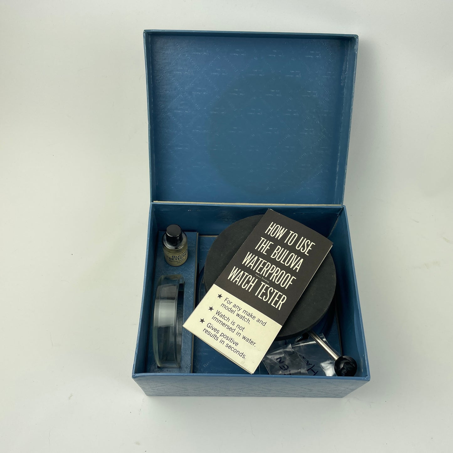 Apr Lot 77- Bulova Boxed Waterproof Watch Tester