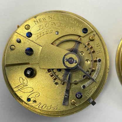 Apr Lot 74- English Fusee Non-Running Pocket Watch Movements