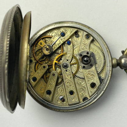 Apr Lot 82- Swiss & English Open Face Pocket Watches