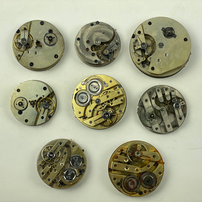 Apr Lot 83- Swiss Cylinder Open Face Pocket Watch Movements