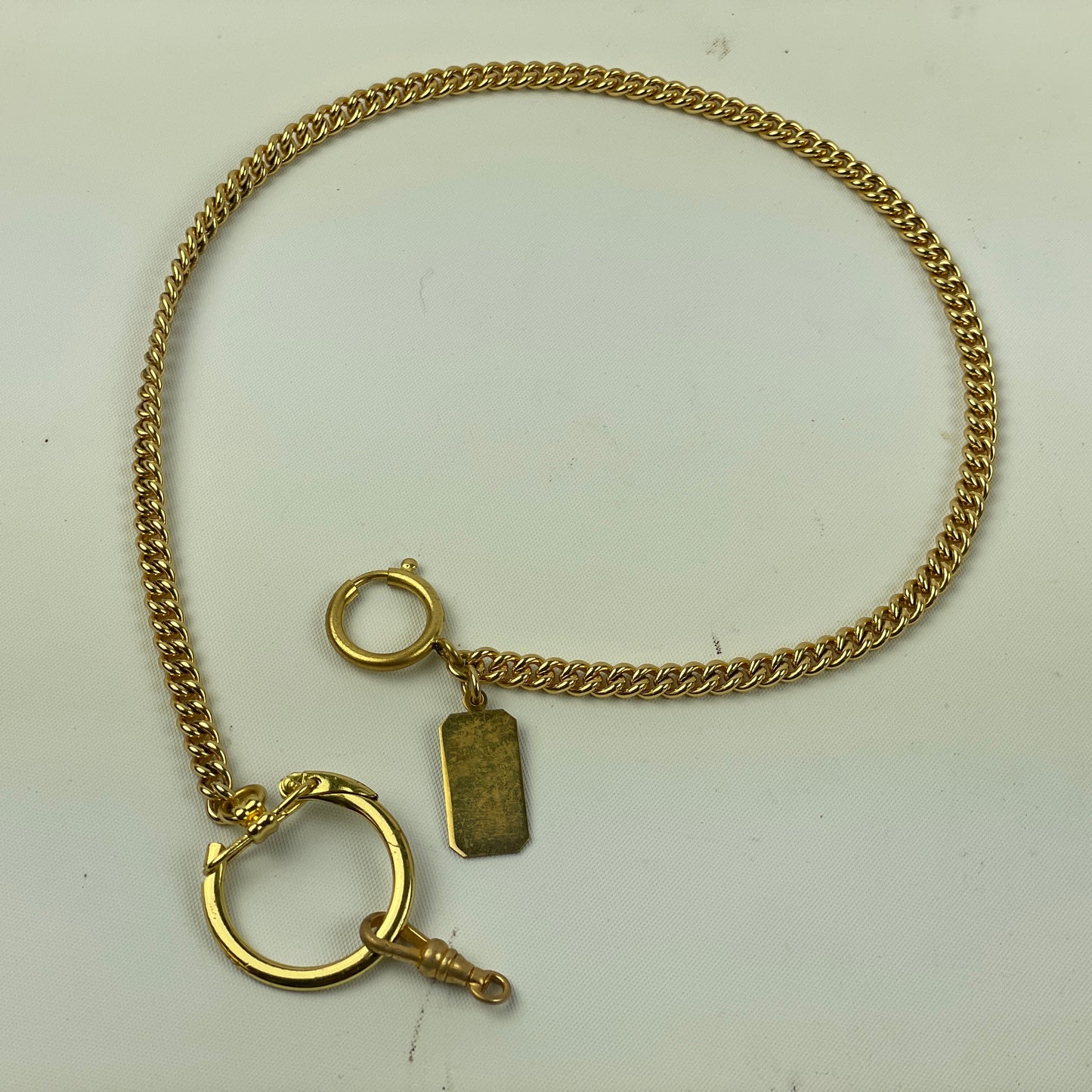 Apr Lot 37- Men’s YGF Pocket Watch Chains