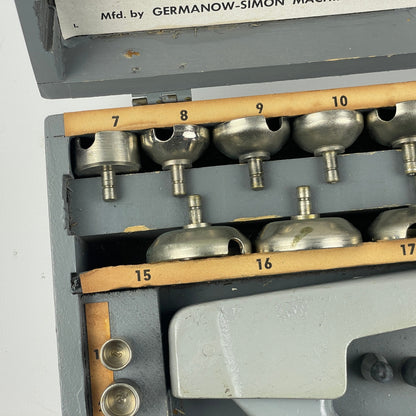 Apr Lot 89- Watchmaker’s Boxed G-S Crystal Hand Press