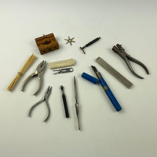 Apr Lot 63- Watchmaker’s Assortment of Bench Tools