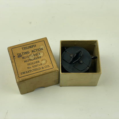 Apr Lot 96- Watchmaker’s Swartchild Boxed “TRIUMPH” Tilting Action Adjustable Boxed Movement Holder #526719