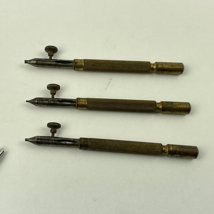 Apr Lot 97- Watchmaker’s Assortment of Swiss Single Ended Opening & Closing Jewelling Tools