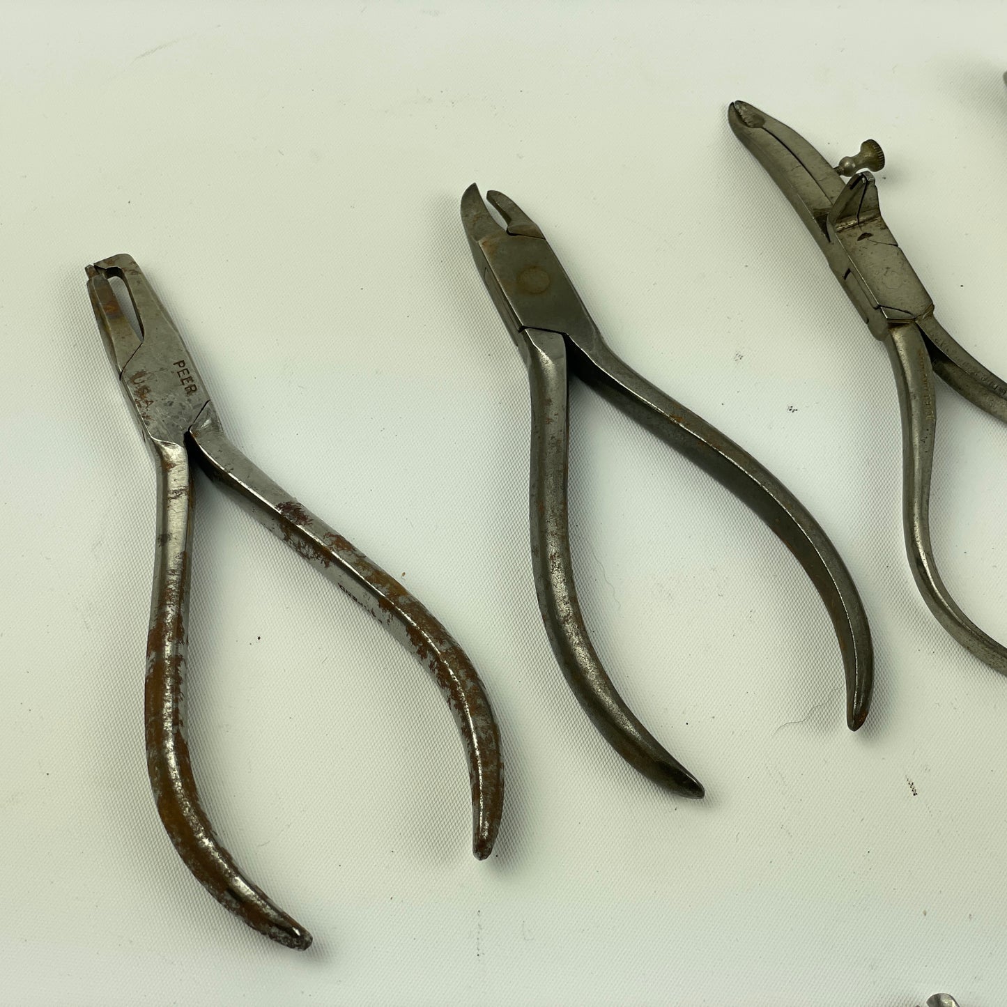 Apr Lot 120- Watchmaker’s Selection of Nine Pairs of Bench Pliers