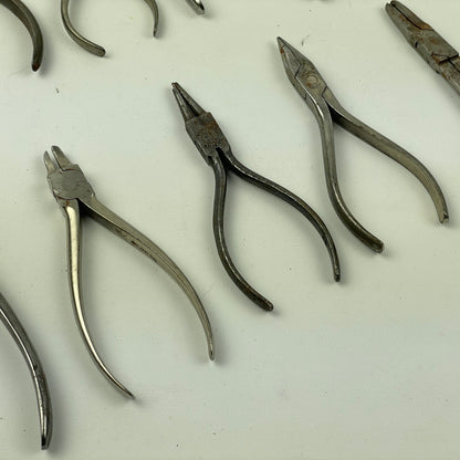 Apr Lot 120- Watchmaker’s Selection of Nine Pairs of Bench Pliers