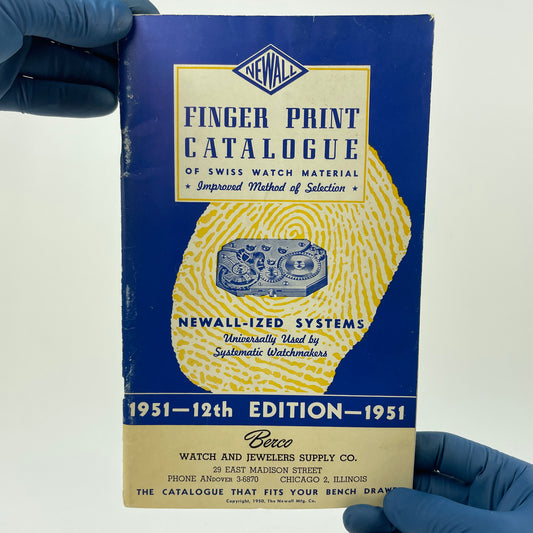 Apr Lot 45- Newall Fingerprint Catalogue