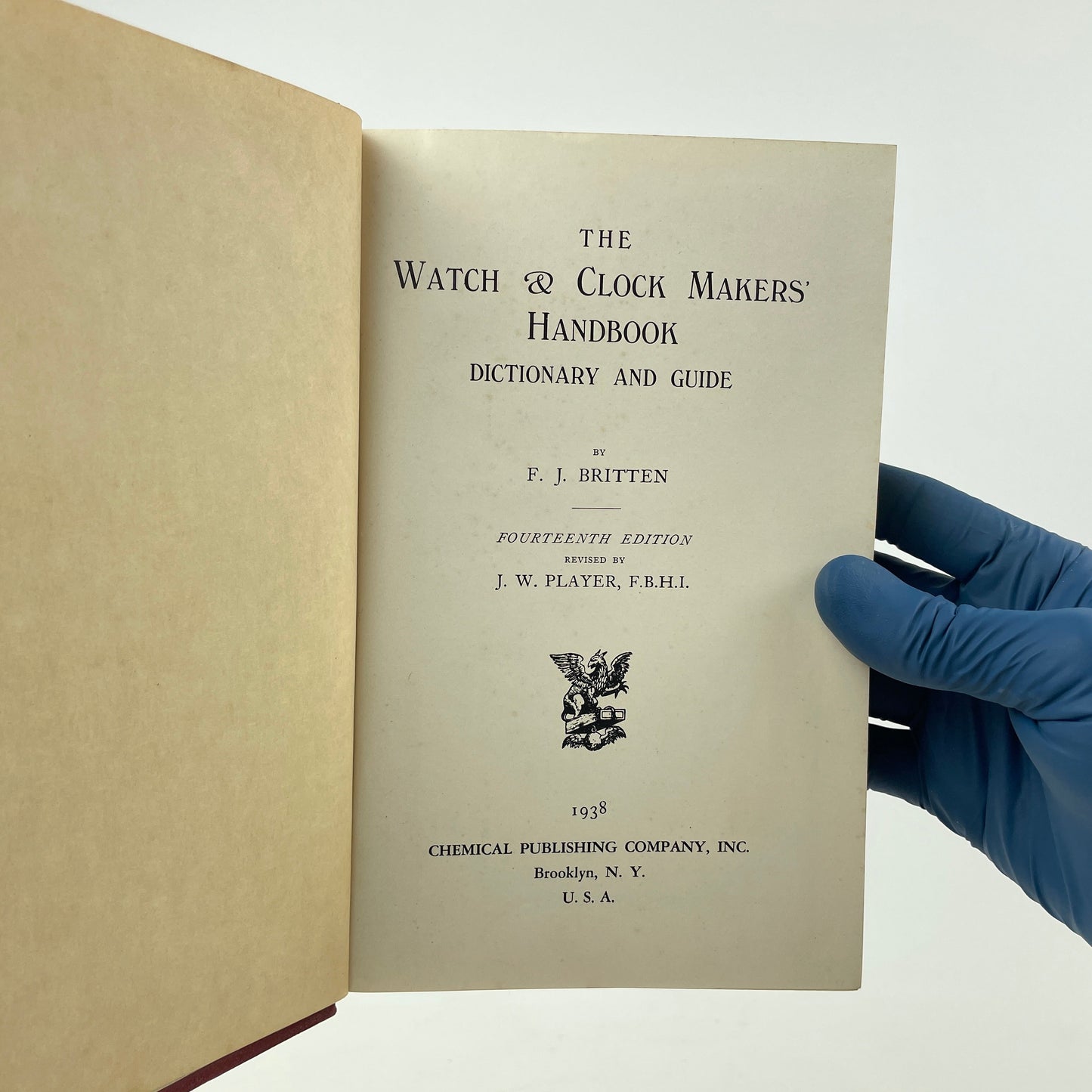 Apr Lot 72- The Watch and Clock Makers’ Handbook Dictionary & Guide