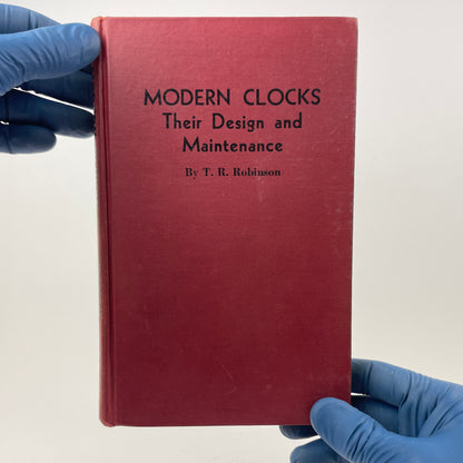 Apr Lot 93- Modern Clocks Their Design and Maintenance