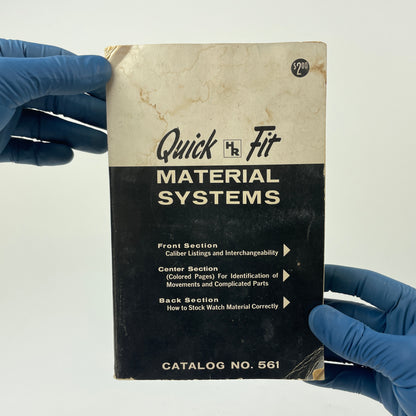 Apr Lot 90- Quick Fit Material System Catalog No. 561