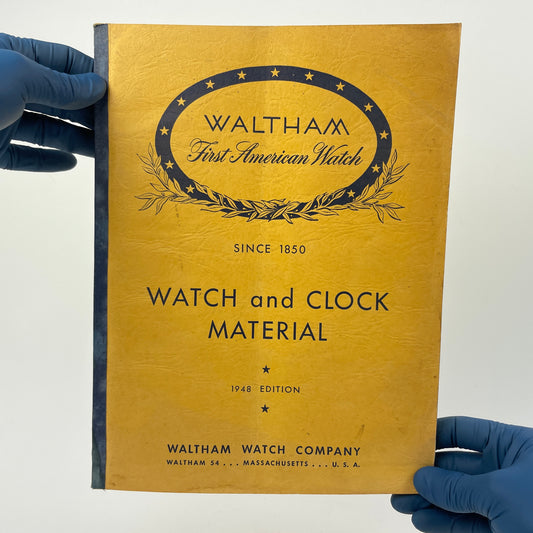 Apr Lot 124- Waltham Watch and Clock Material 1948 Edition