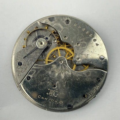 Lot 82- Elgin, Hampden & N. Y. Standard Pocket Watch Movements