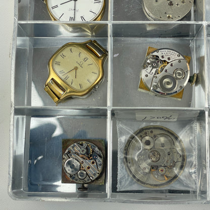 Lot 102- Swiss Assortment of Wristwatch Movements