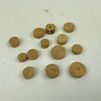Lot 110- Watchmaker’s Selection of 13 Pieces of Florida “PITH WOOD"