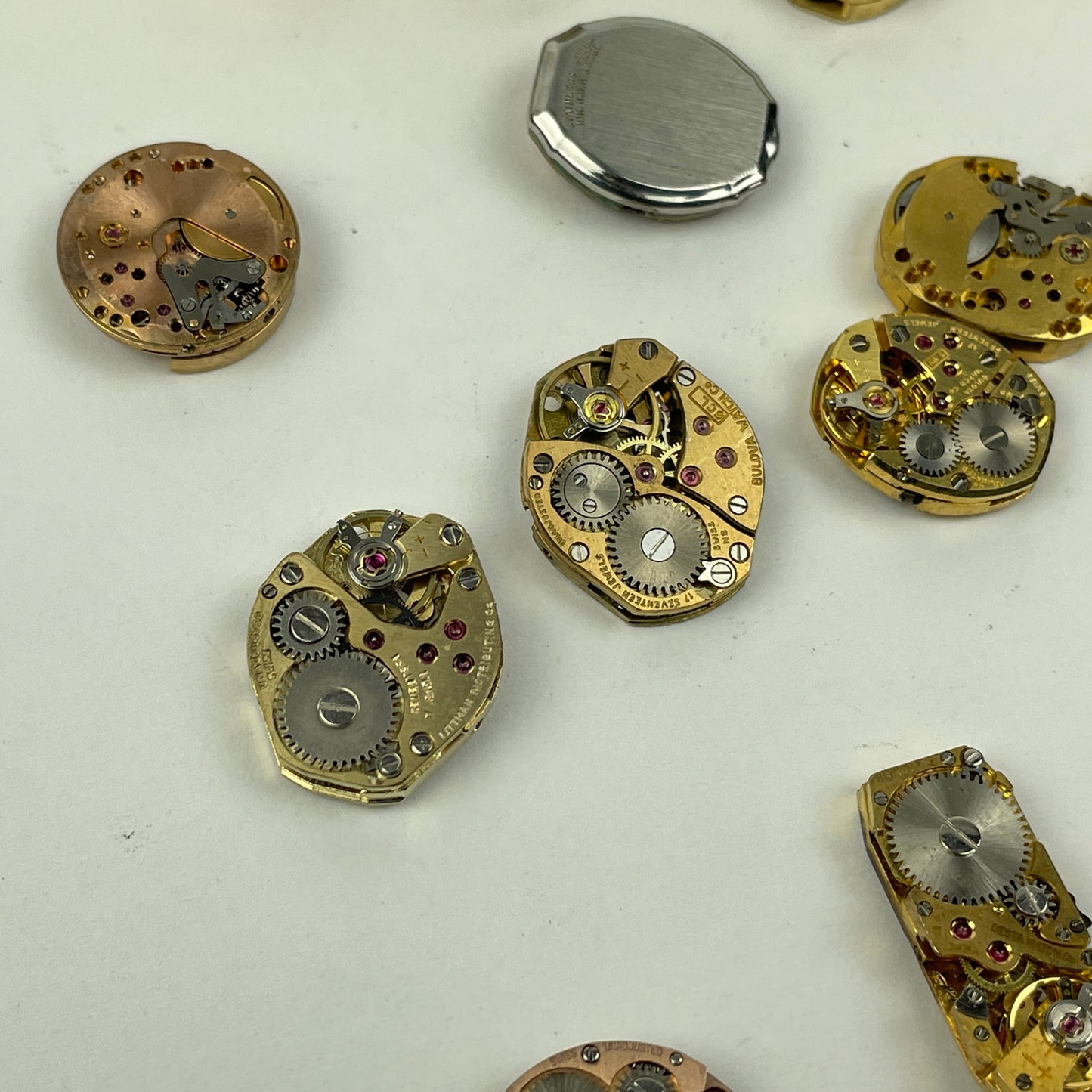 Lot 99- Swiss & American Frosted Vintage Ladies Wristwatch Movements