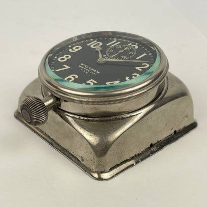 Lot 6 - Waltham Watch Co. 8-Day Car Clock