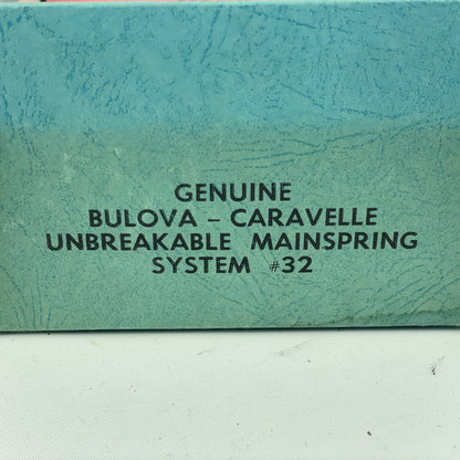 Lot 40 - Genuine Bulova Caravelle White Alloy Mainspring System #32