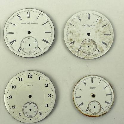 Lot 41 - Elgin Vintage Pocket Watch Dials