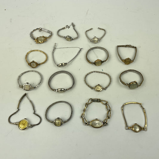 Lot 59- Assortment of 15 Ladies Wristwatches