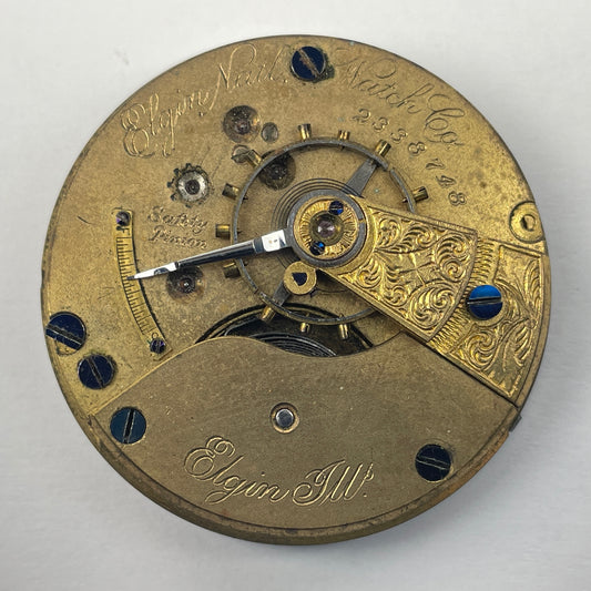 Lot 62- Elgin | 18S | 11J | Pocket Watch Movement