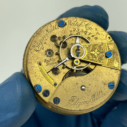 Lot 62- Elgin | 18S | 11J | Pocket Watch Movement