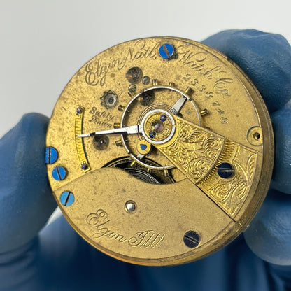 Lot 62- Elgin | 18S | 11J | Pocket Watch Movement