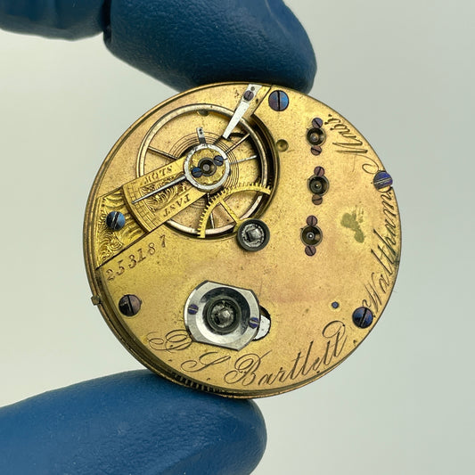 Lot 9- Waltham P.S. Bartlett | 10S | 11J | Pocket Watch Movement