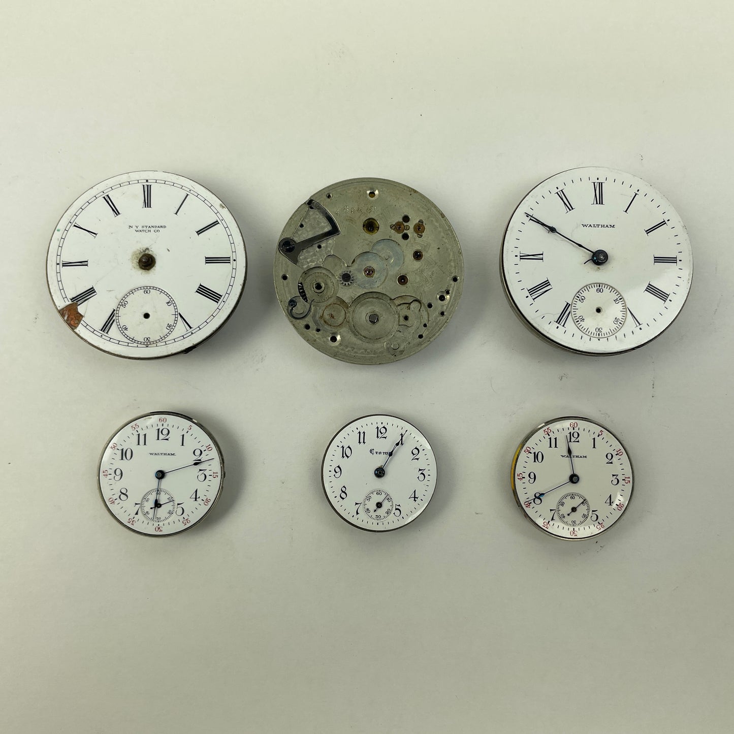 Lot 8- American Pocket Watch Movement Assortment