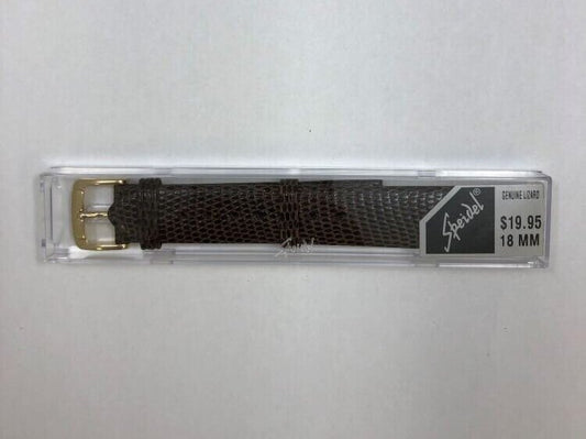 NOS Speidel Men's Genuine Lizard Wristwatch Band