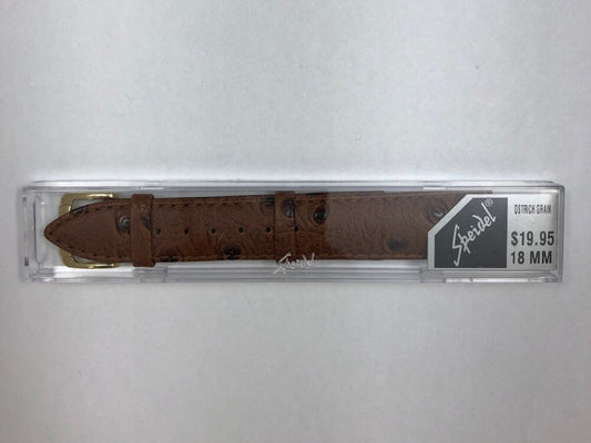 NOS Speidel Men's Ostrich Grain Wristwatch Band