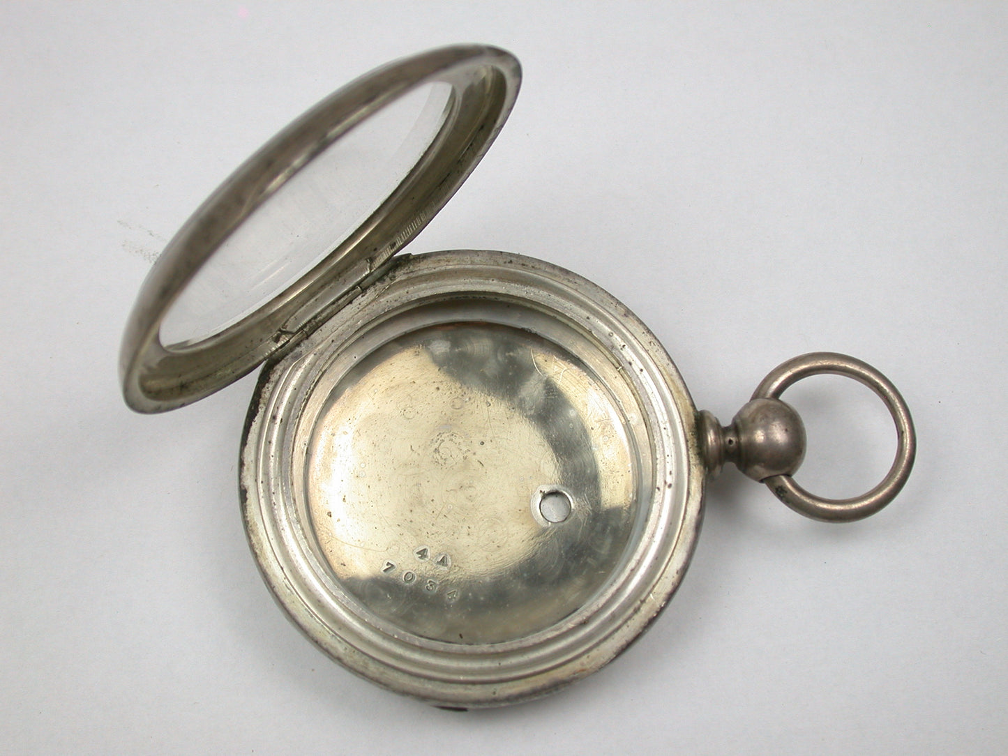 American 18 Size 4 Ounce Dueber Pocket Watch Coin Silver Case