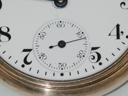 Ball Watch Company (Hamilton)  18 Size Model 999, YGF Open Face 21 Jewel Pocket Watch
