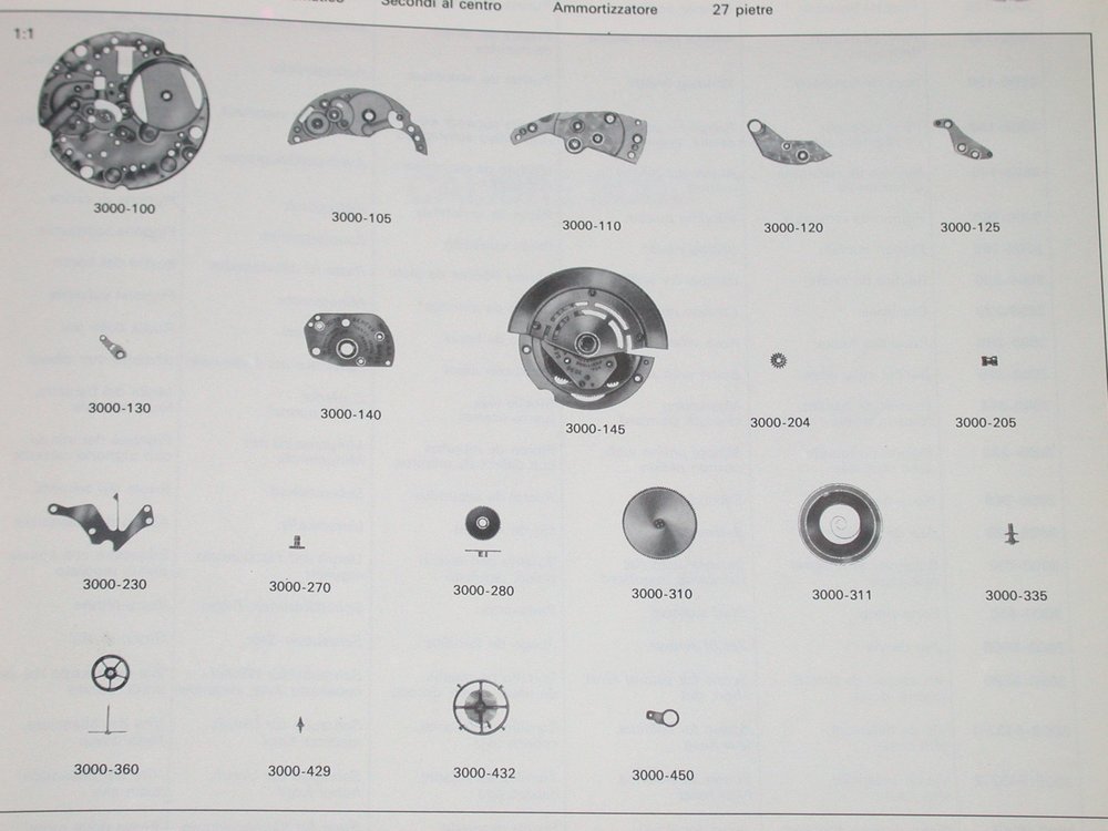 Rolex Movement and Spare Parts Catalogue Volume R7 watchpartsrus