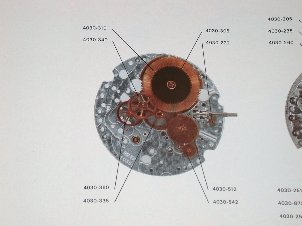 Rolex Movement and Spare Parts Catalogue Volume R7 watchpartsrus