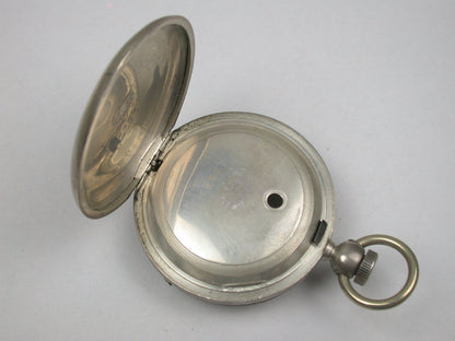 American 18 Size 4 Ounce Coin Silver Pocket Watch Case