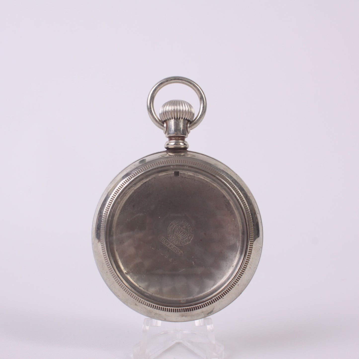 American 18 Size Screw Cover Nickel Pocket Watch Case