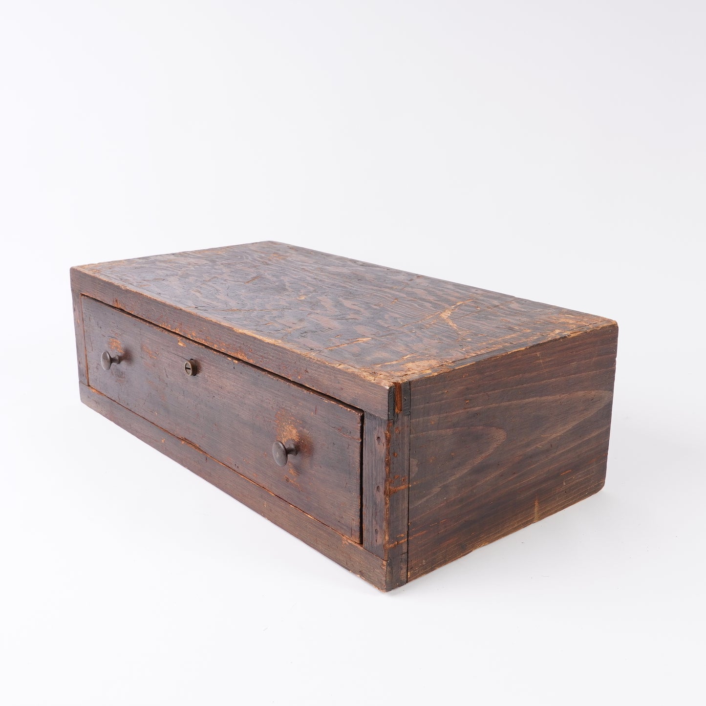Vintage Wooden Single Drawer Cabinet